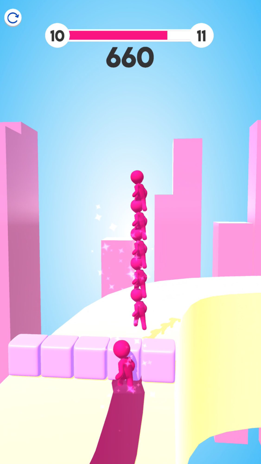 #5. Stacky Rider - Stickman Dash (iOS) 由: Essendon Studios