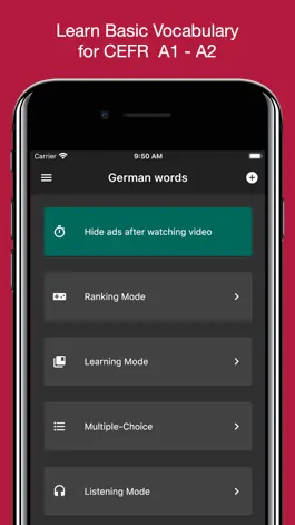 Game screenshot Basic German Vocabulary apk