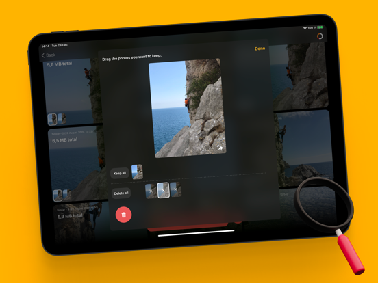 Photo Cleaner - Duplicatus iPad screenshot 4 - Utilities app