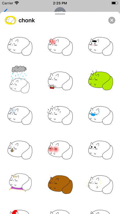 Chonk Stickers Screenshot