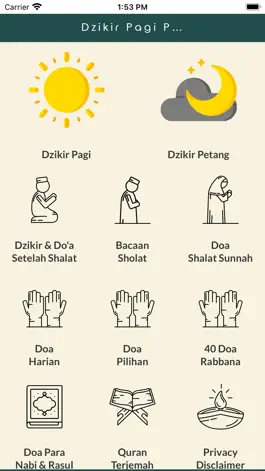 Game screenshot Dzikir Pagi Petang dan Audio mod apk