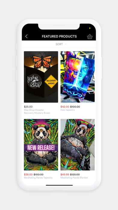 Waz Shop Screenshot