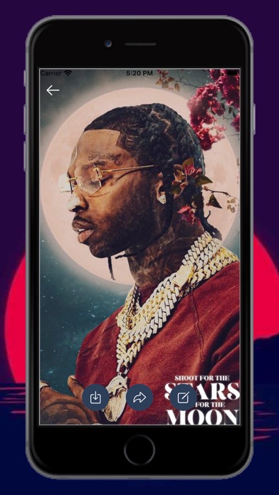 Dope HD wallpaper Photo Editor Screenshot