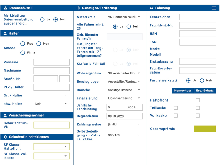 SFV Kfz-Tarif leicht gemacht