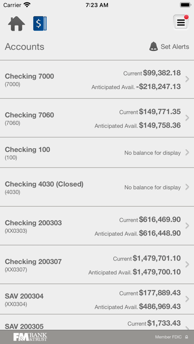 F&M Bank & Trust Business Screenshot