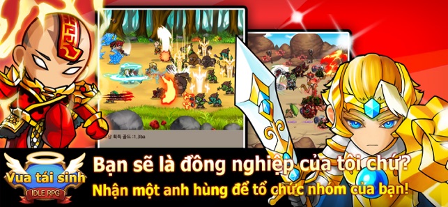 Vua tái sinh : Idle RPG