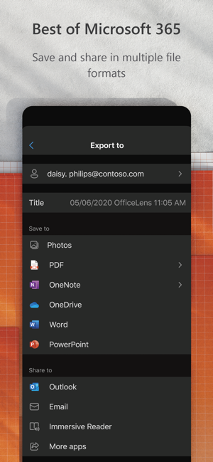 Microsoft Lens: PDF Scanner Screenshot