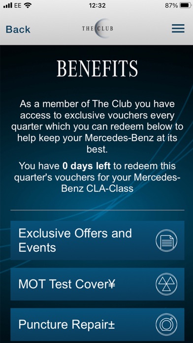 Sytner Mercedes-Benz Club Screenshot