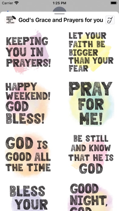 God's Grace & Prayers for you Screenshot