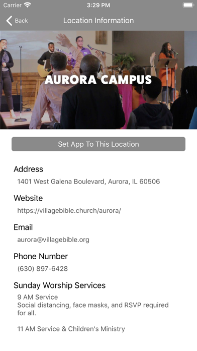 Village Bible Church Screenshot