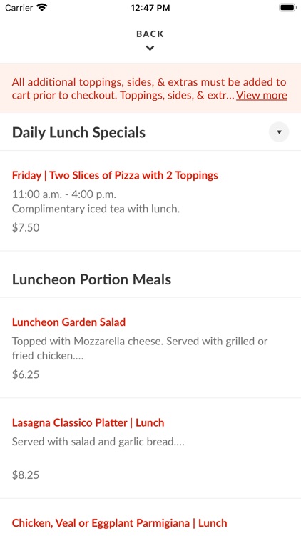 Capriano's Italian Cuisine