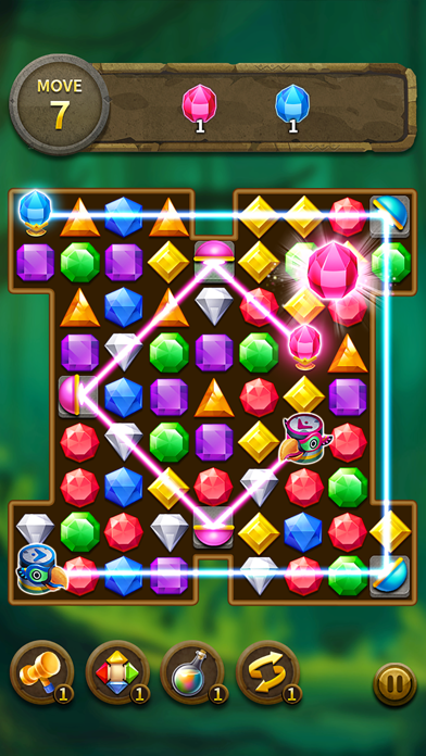 Jewel Match 3 Laser Quest Screenshot