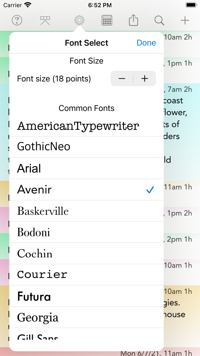 CalReader - Calender logs