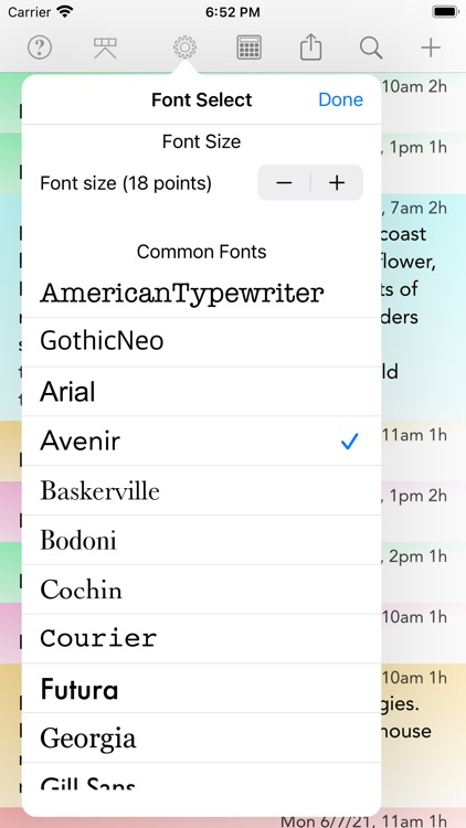 CalReader - Calender logs