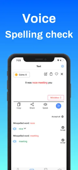 Game screenshot Spell check : Voice to text apk