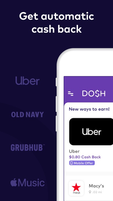 Screenshot 1 of Dosh: Find Cash Back Deals App