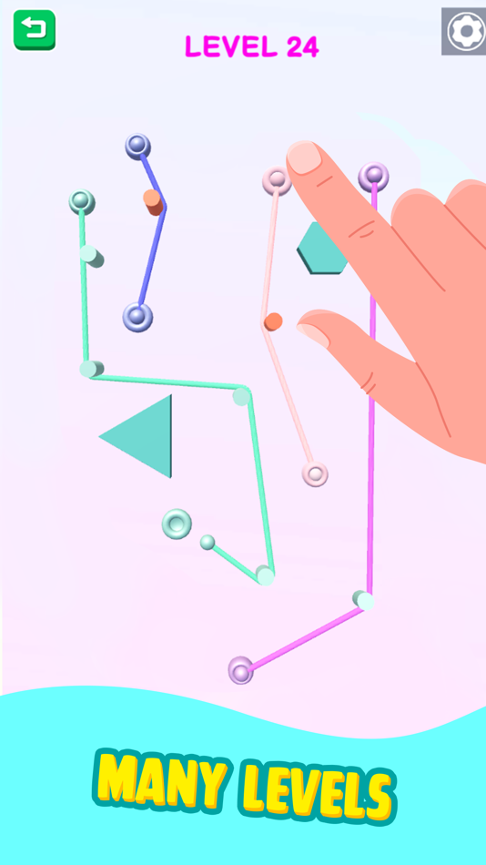 #4. Color Rope Puzzle: Roll Around (iOS) 由: Phan Thi Tra