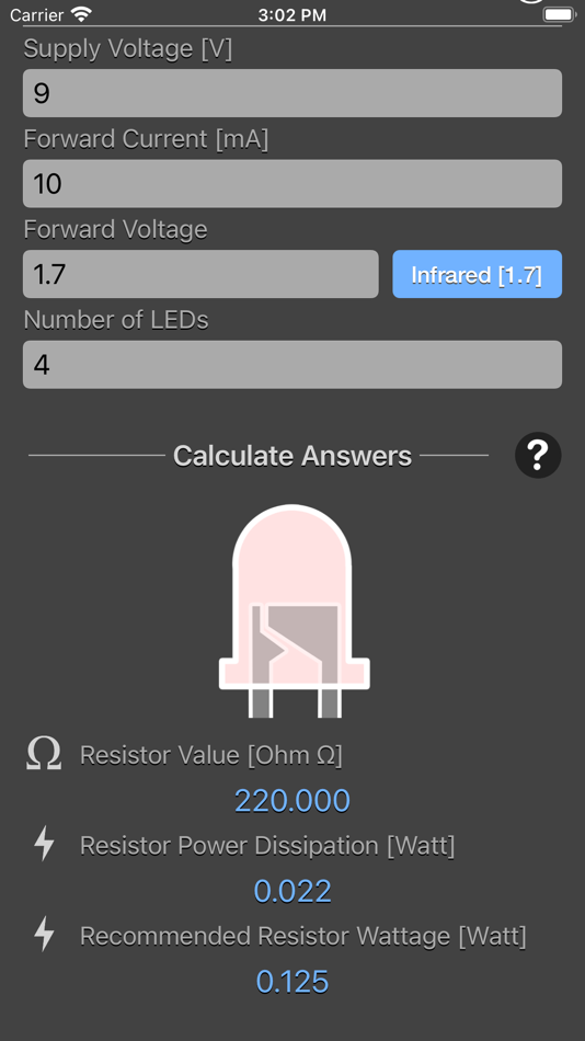 #7. LED Resistor Calculator Plus (iOS) 由: Nitrio