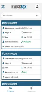 KwickBox Shipper screenshot #2 for iPhone