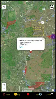 us state parks and forests map iphone screenshot 3