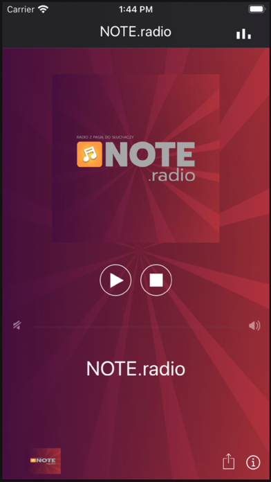 NOTE.radio Screenshot
