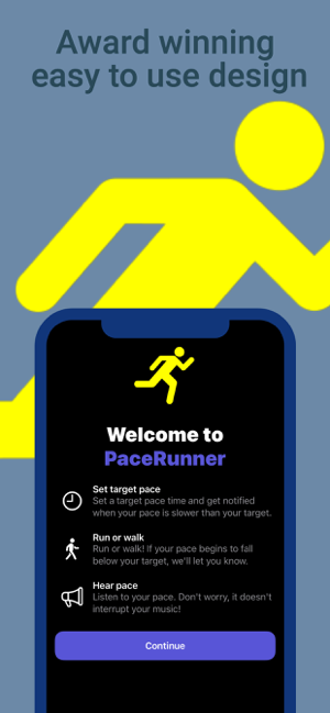 ‎PaceRunner: Run at your pace Screenshot