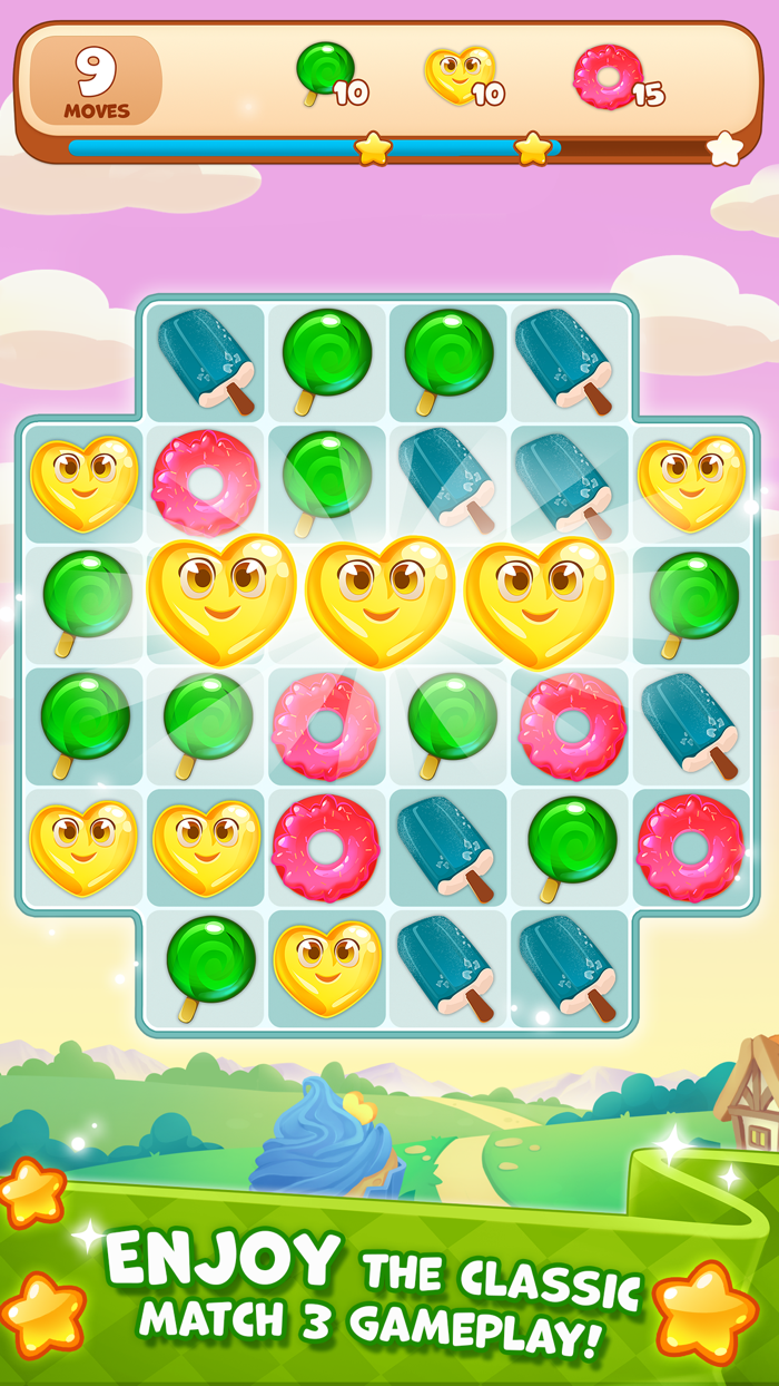 Candy Valley - Match 3 Puzzle