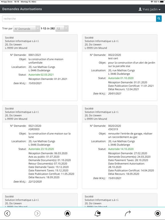 Screenshot #6 pour ACAutorisations