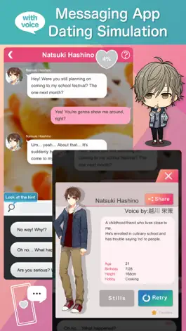 Game screenshot Otome Chat Connection apk