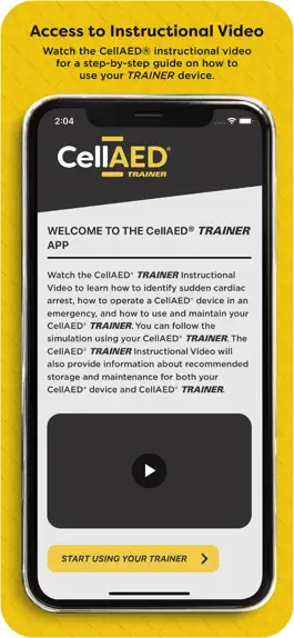 Game screenshot CellAED Trainer apk