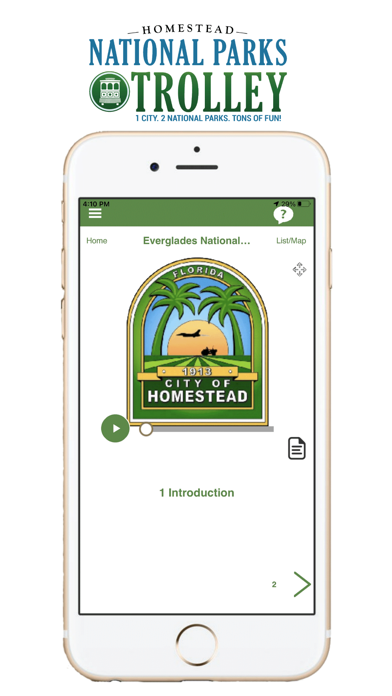 National Parks Trolley Screenshot