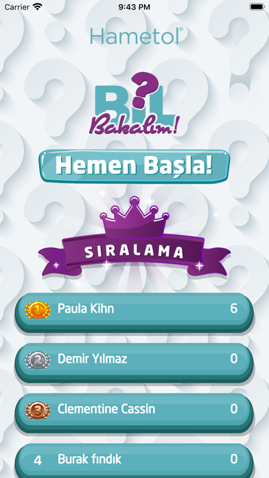 Bil-Bakalım Screenshot