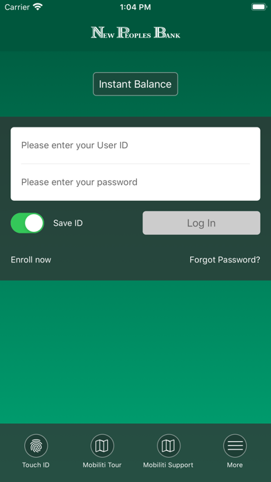 New Peoples Bank Mobile Screenshot