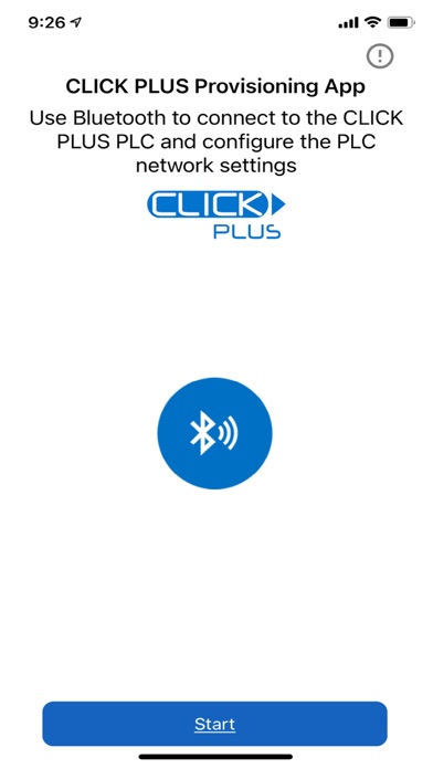 CLICK PLUS Provisioning Screenshot