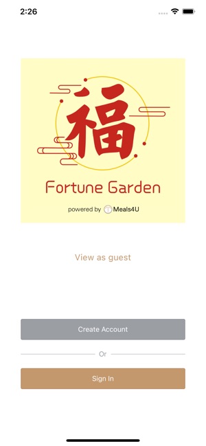 Fortune Garden Restaurant On The App