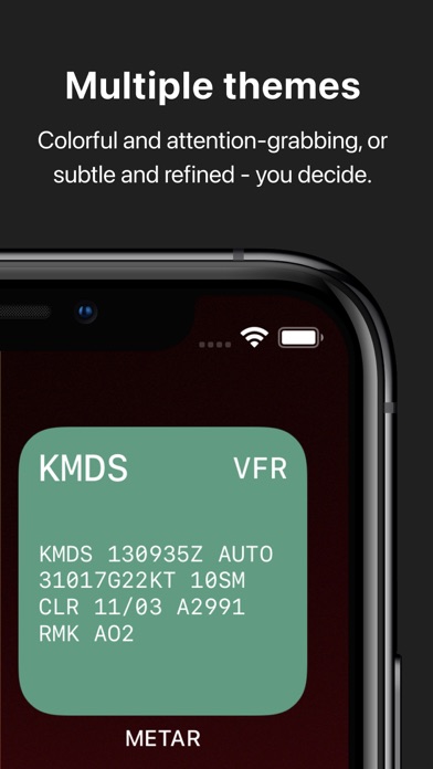 METAR Widgets Screenshot