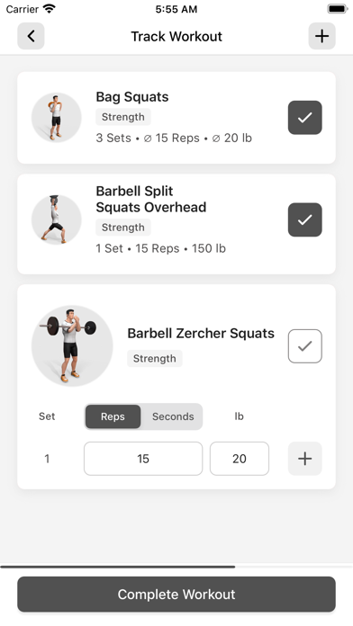 10 Fitness. Screenshot