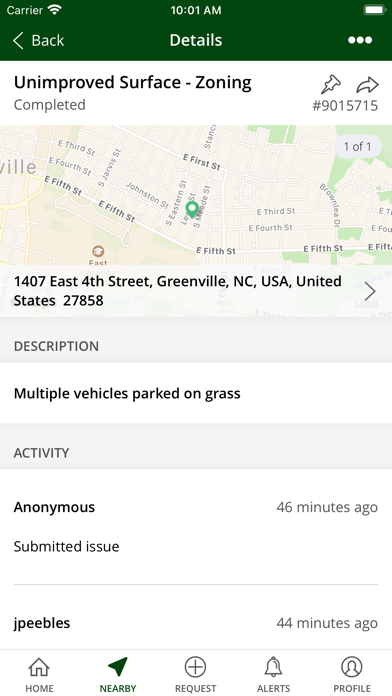 Greenville City Compass Screenshot