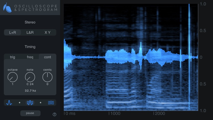 Oscilloscope & Spectrogram