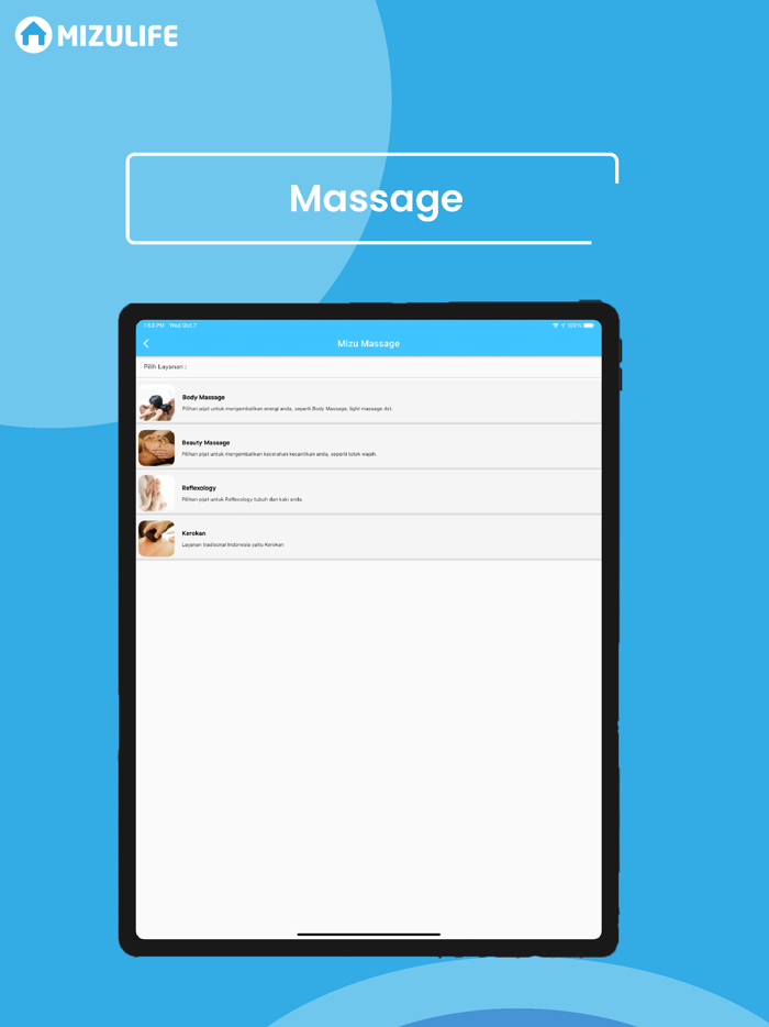 Mizu Life - Massage  Cleaning