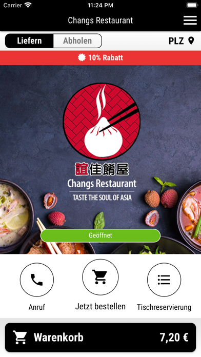 Changs Restaurant Screenshot