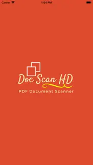 doc scan hd - pdf scanner iphone screenshot 1