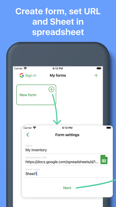 Functions - save to sheets Screenshot