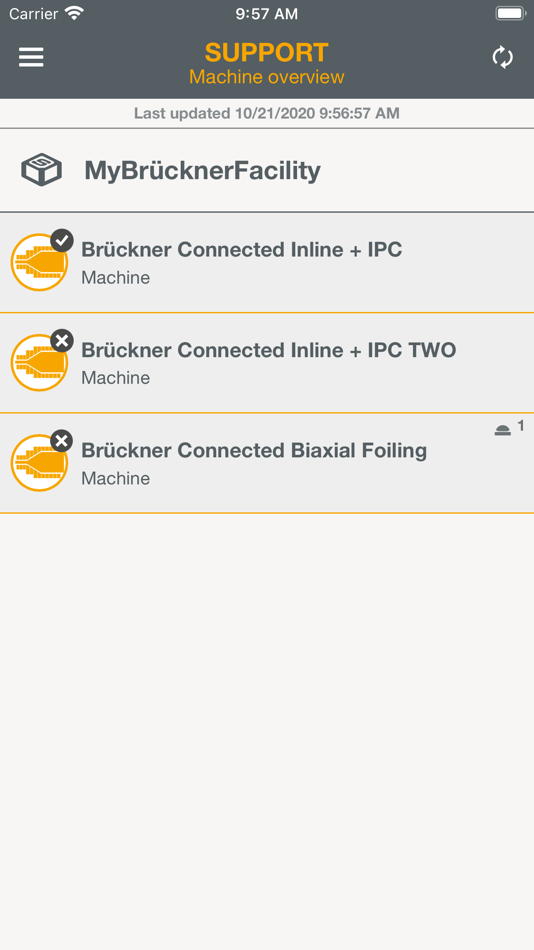 #5. Brückner ONE SUPPORT (iOS) 由: Brückner Servtec GmbH