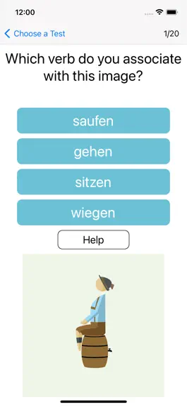 Game screenshot German Irregular Verbs Wizard hack