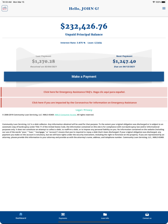 Screenshot #5 pour Community Loan Servicing