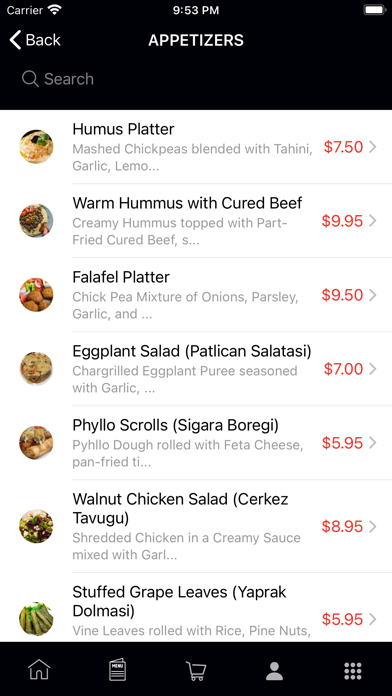 SHIRAZ BISTRO & MARKET Screenshot