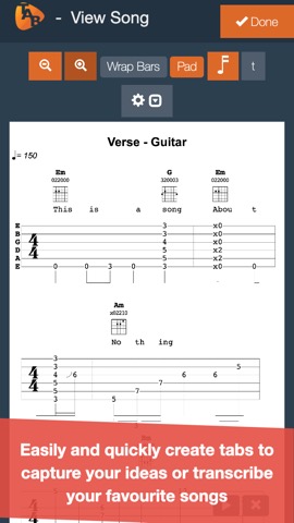 Guitar Notepad - Tab Editorのおすすめ画像1