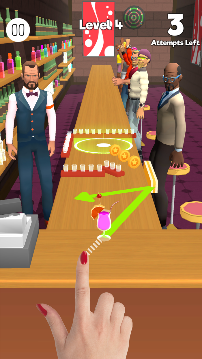 Bartender  Slide Drinks