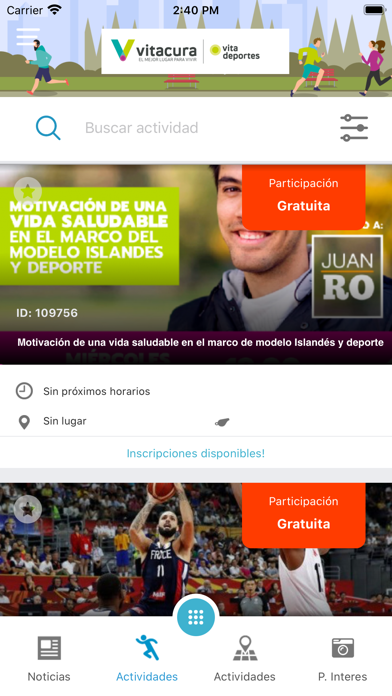 Deportes Vitacura Screenshot